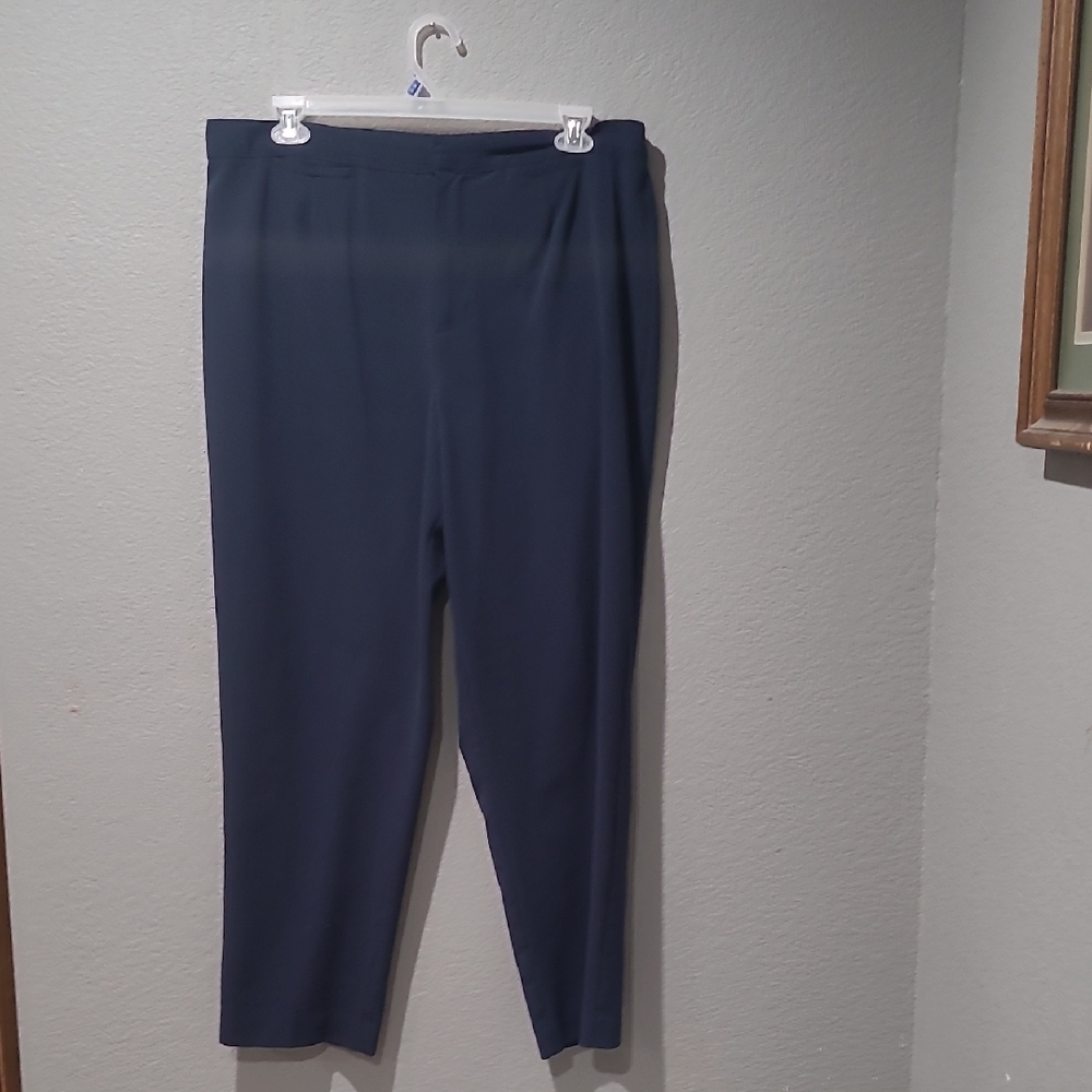 CJ Banks Blue Tapered Trousers